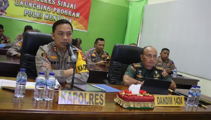 Kapolres Sinjai Lounching Program Polri Menyapa