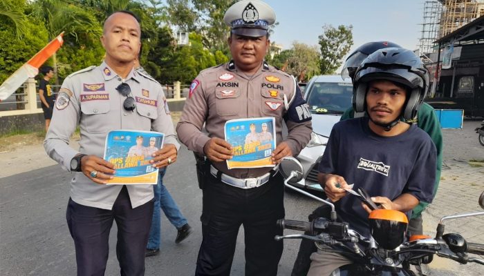 Ops Zebra, Satlantas Polres Bone Gelar Kampanye Keselamatan Bersama Instansi Terkait