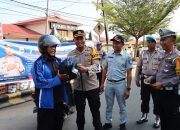 Kapolres Palopo Pimpin Pelaksanaan Kampanye Keselamatan Berlalulintas