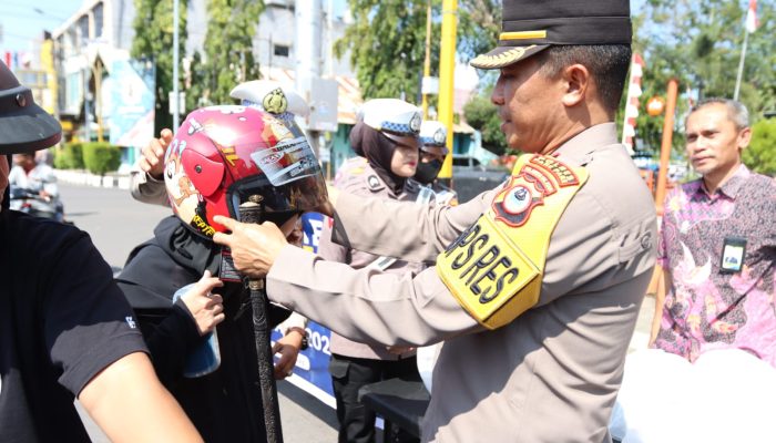 AKBP Arman Muis Pimpin Kampanye Keselamatan Berlalulintas Dalam Rangka Ops Zebra Pallawa 2023