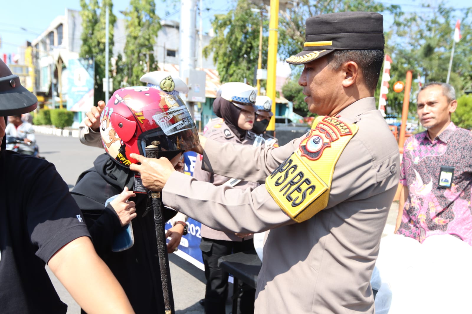 AKBP Arman Muis Pimpin Kampanye Keselamatan Berlalulintas Dalam Rangka Ops Zebra Pallawa 2023