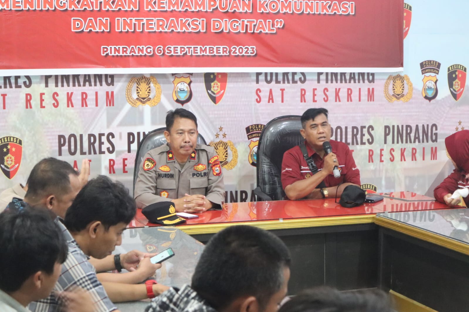Polres Pinrang Gelar Pelatihan Kemampuan Fungsi Kehumasan