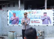 Polres Pinrang Beri Bantuan Sumur Bor dan Pompa Air