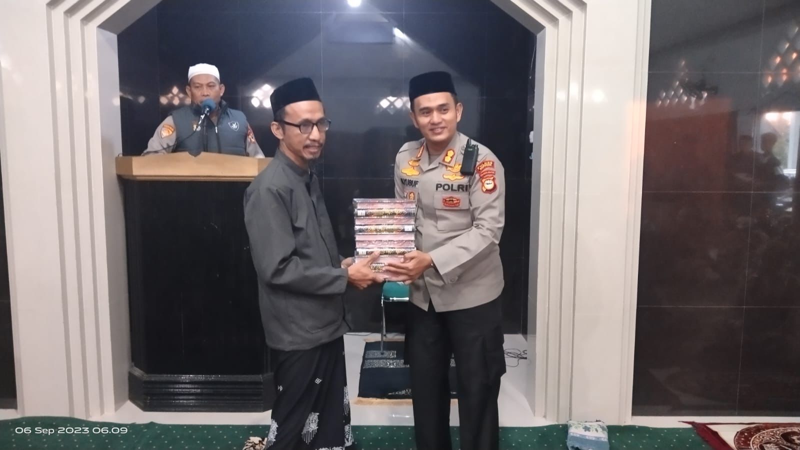 Kapolres Soppeng Safari Subuh di Masjid Baitul Rahim Wahdah Islamiya, Imbau Waspada Dampak Elnino