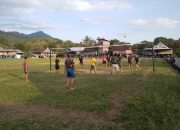 Kodim 1420/Sidrap dan Masyarakat Sidrap Berbaur dalam Kegiatan Olahraga Bola Volly