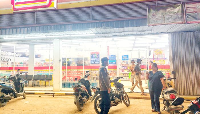 Antisipasi Gangguan Kamtibmas, Personel Polsek Bola Polres Wajo Melaksanakan Patroli di Beberapa Tempat