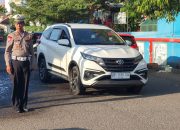 Personil Unit Lalulintas Polsek Watang Sawitto Lakukan PAM Gatur Lalin