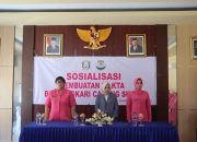 Bhayangkari Cabang Sinjai Gelar Pertemuan Rutin Dirangkaikan Sosialiaasi e-KTA