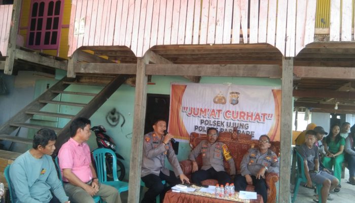 Pendekatan Kreatif Jumat Curhat Polsek Ujung, Warga Adukan 3 Masalah Ini !!!
