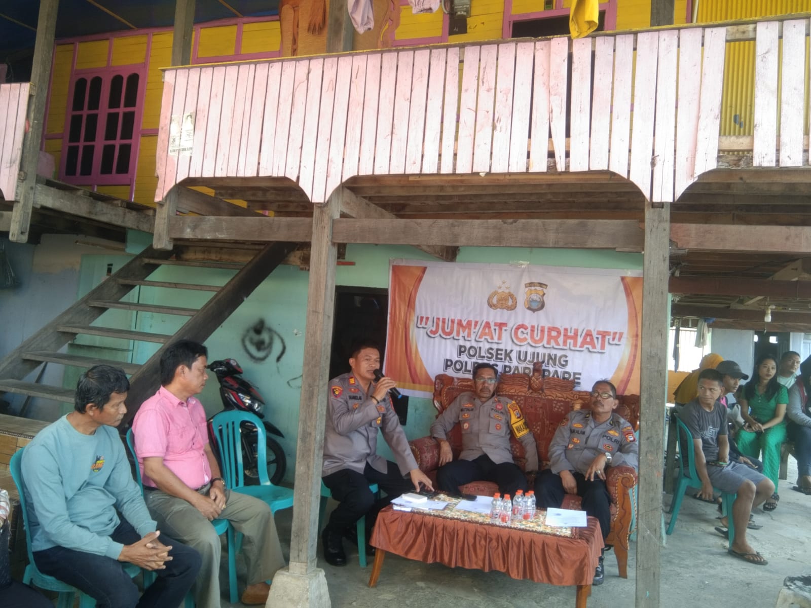 Pendekatan Kreatif Jumat Curhat Polsek Ujung, Warga Adukan 3 Masalah Ini !!!