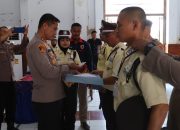 Diksar Satpam XXI Usai, Pesan Kapolres Parepare : Jangan Tinggalkan Shalat dan Perbanyak Doa