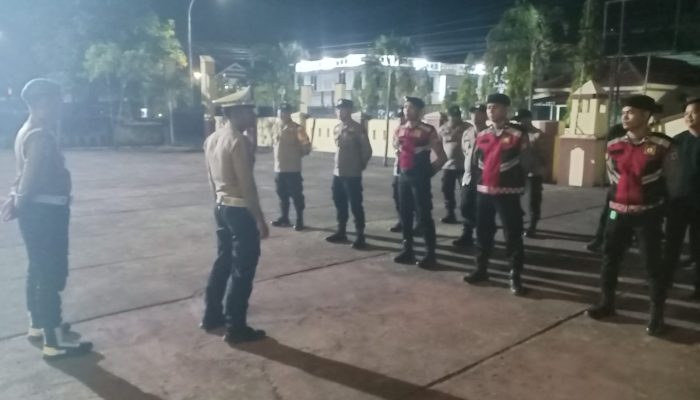 Antisipasi Gangguan Kamtibmas di Malam Akhir Pekan, Kapolres Sinjai Siagakan Personelnya