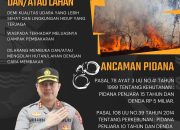 Kapolres Luwu Himbau Masyarakat Stop Membakar Hutan/Lahan : Menurunkan Kualitas Udara dan Mengancam Ekosistem Lingkungan Hidup