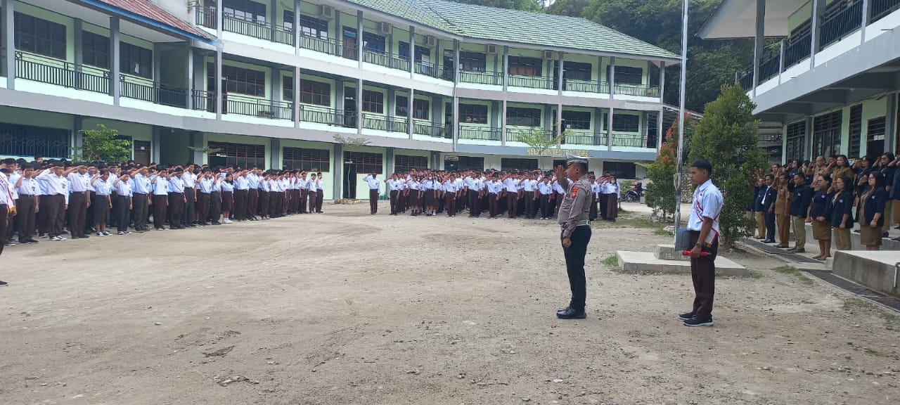 Ops Zebra, Kasat Lantas Polres Toraja Kunjungi SMA Pelangi