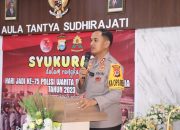 Polres Soppeng Gelar Syukuran HUT Polwan ke 75
