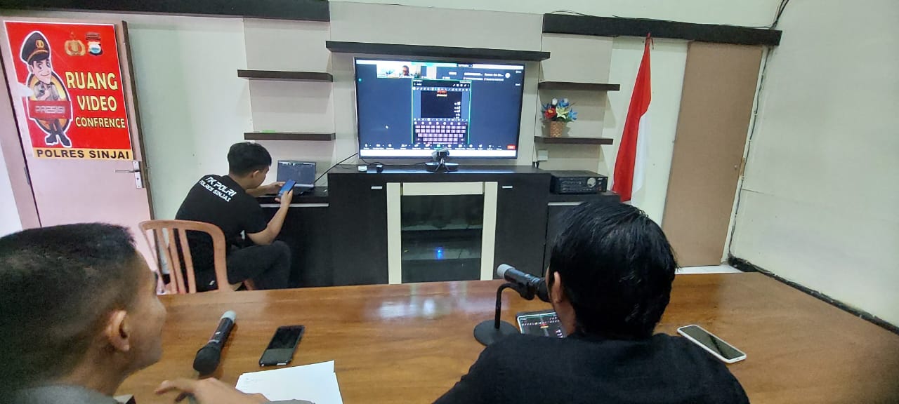 Program Knowledge Sharing Melalui Zoom Meeting, Kapolres Sinjai : Tingkatkan Pengetahuan Personel