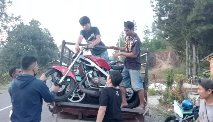 Amankan 6 Unit R2, Personel Polsek Sanggalangi’ Lakukan Penindakan Terhadap Aksi Freestyle liar