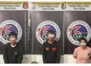 3 Pelaku Penyalahgunaan Narkotika Jenis Sabu Kembali diamankan Satresnarkoba Polres Toraja Utara