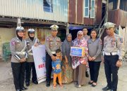 Sambut HUT Lalu Lintas Ke 68, Sat Lantas Polres Pinrang Gelar Baksos