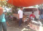 Ciptakan Kamtibmas Tetap Aman dan Kondusif, Personel Polsek Sajoanging Polres Wajo Pengamanan di Pasar Salobulo