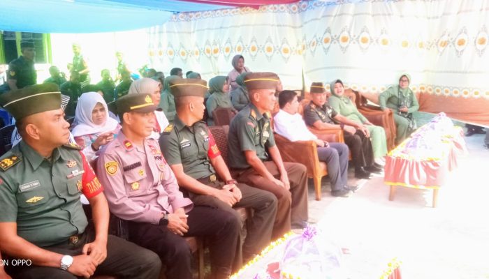 Sinergitas TNI-POLRI, Kapolsek, Iptu Baharuddin Hadiri Peresmian Renovasi Kantor Koramil 1406-09 Sajoanging