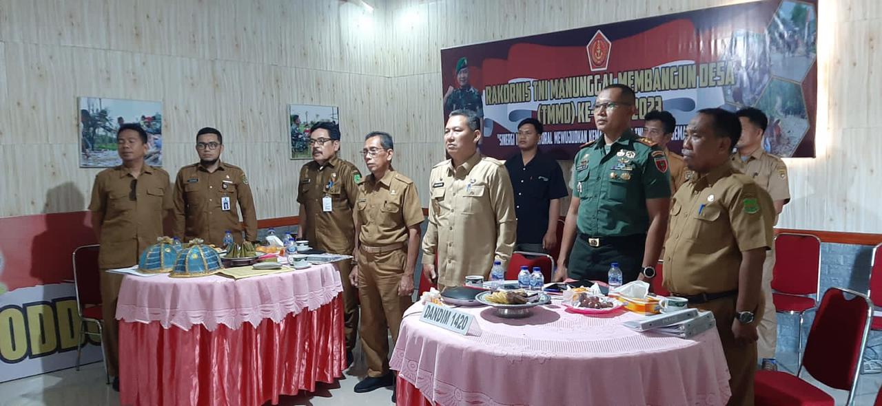 Kodim 1420 Sidrap Gelar Rakornis TMMD Ke 118 , Ini Yang di Bahas