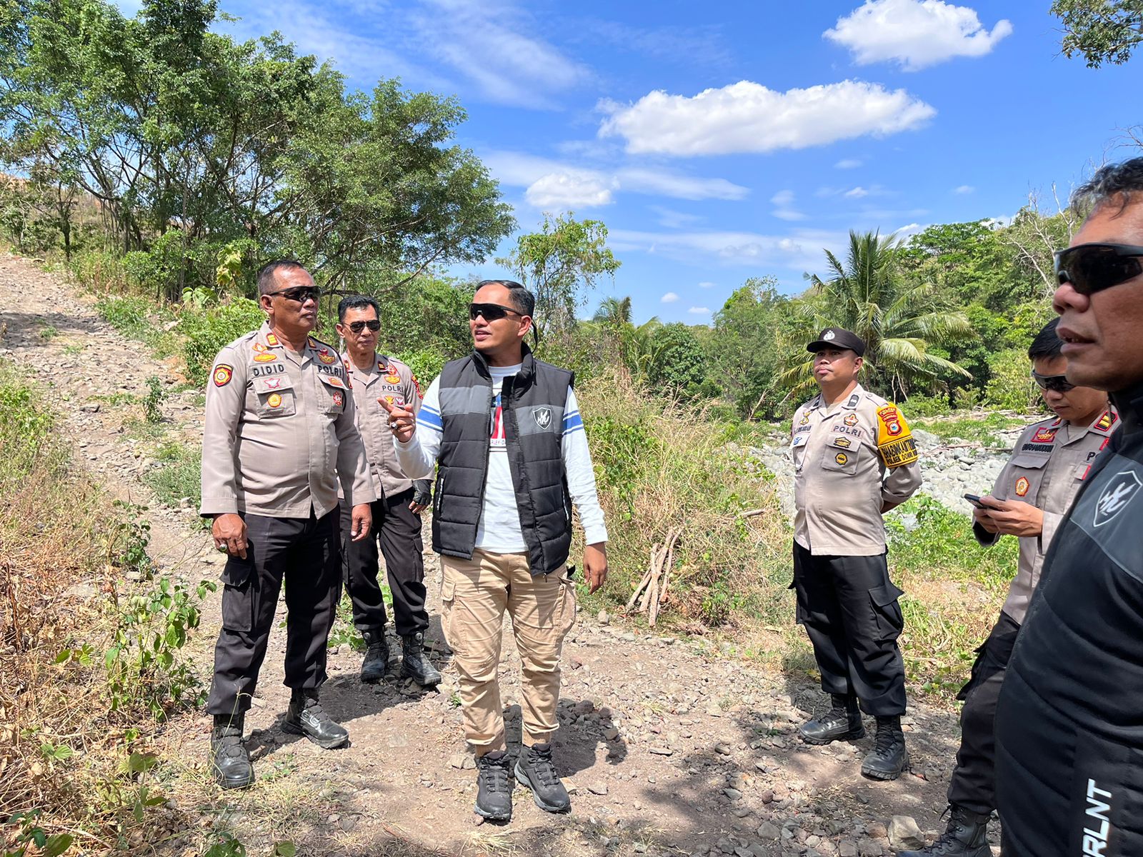 Ini Himbauan Kapolres Soppeng Saat Tinjau Titik Api di Donri-Donri
