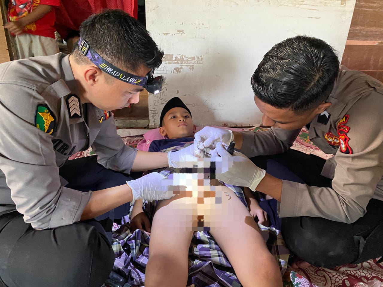 Ini Program Polisi Sunat Personi Biddokkes Polda Sulsel, Masyarakat : Kami Sangat Bersyukur Adanya Progam ini