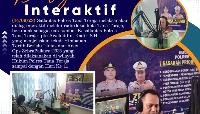 Begini Upaya Kasat Lantas Polres Tana Toraja Dalam Mencegah Terjadinya Laka Lantas