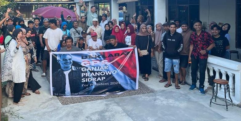 Antusiasme Yang Sangat Tinggi, Relawan GPS Sidrap Siap Menangkan Ganjar Pranowo Presiden 2024