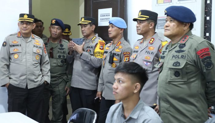 Berkunjung Ke Polres Parepare, Kapolda Sulsel Melihat Kesiapan Hadapi Pemilu 2024