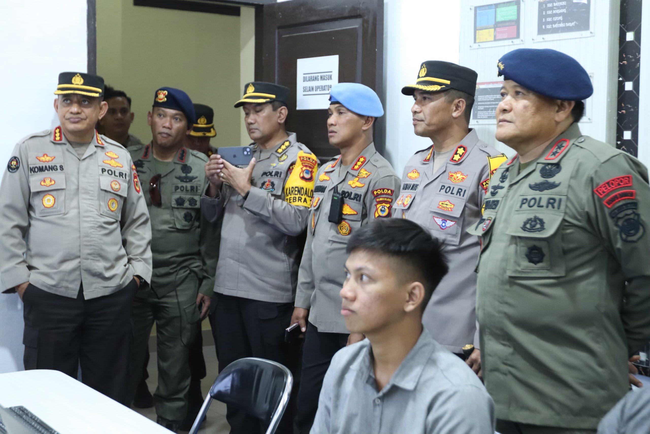 Berkunjung Ke Polres Parepare, Kapolda Sulsel Melihat Kesiapan Hadapi Pemilu 2024