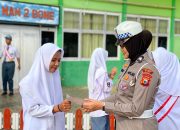 Ops Zebra, Polwan Satlantas Polres Bone Sosialisasi di MAN 2, Ajak Pelajar Tertib Berlalu lintas