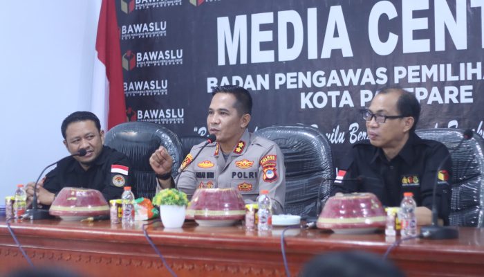 Menjelang Pemilu 2024, Kapolres Parepare Membangun Sinergitas Dengan Bawaslu Kota Parepare