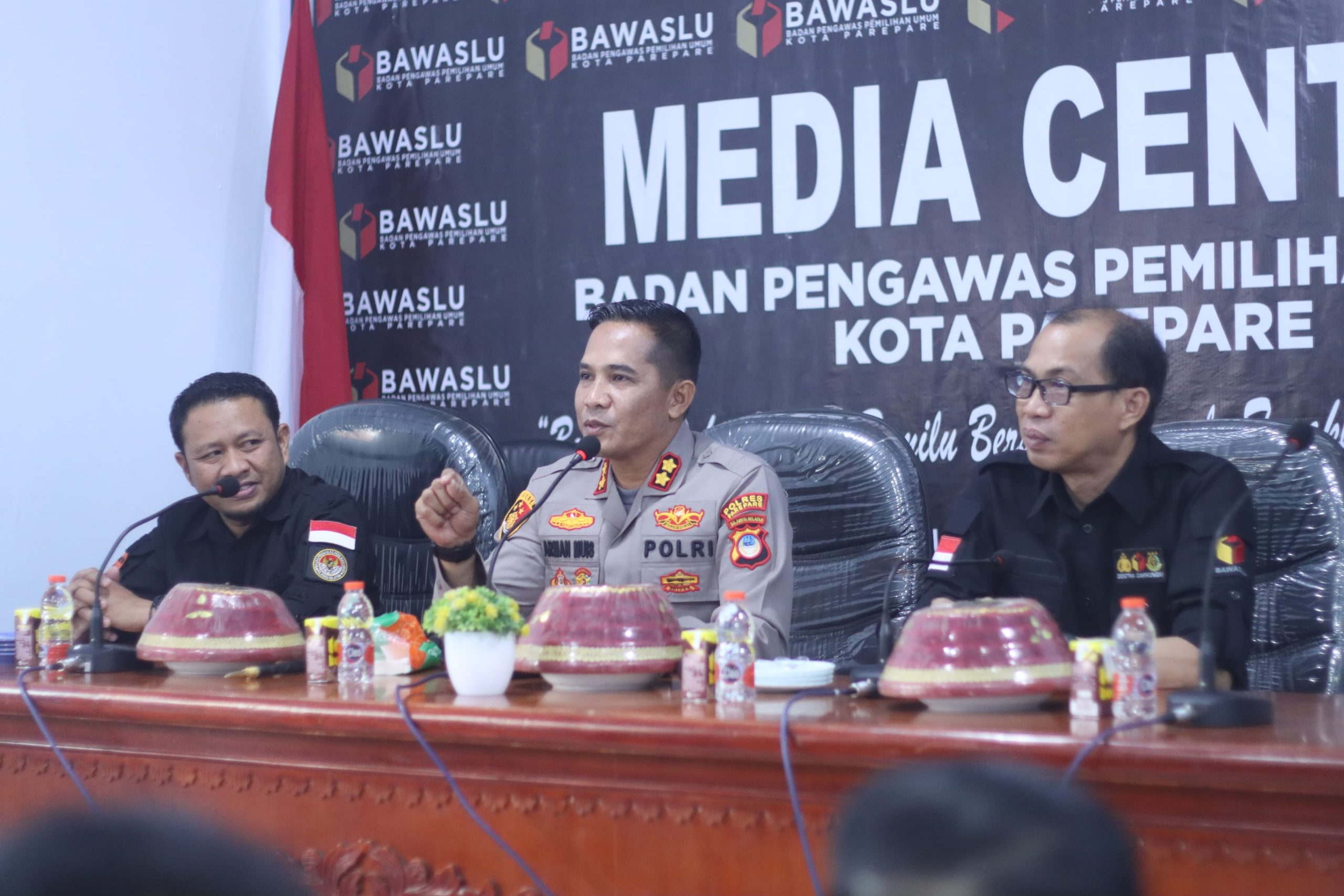 Menjelang Pemilu 2024, Kapolres Parepare Membangun Sinergitas Dengan Bawaslu Kota Parepare