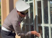 Dalam Rangka Hari Lalu Lintas Bhayangkara ke-68, Kasat Lantas Polres Parepare bersama Personelnya Gelar Bakti Religi