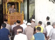 Safari Jum’at,Ini Penyampaian Kasat Binmas Polres Palopo Di Masjid Fastabiqul Khaerat
