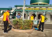 HUT Lantas Ke-68, Sat Lantas Polres Sinjai Gelar Bakti Sosial Korvei di Masjid