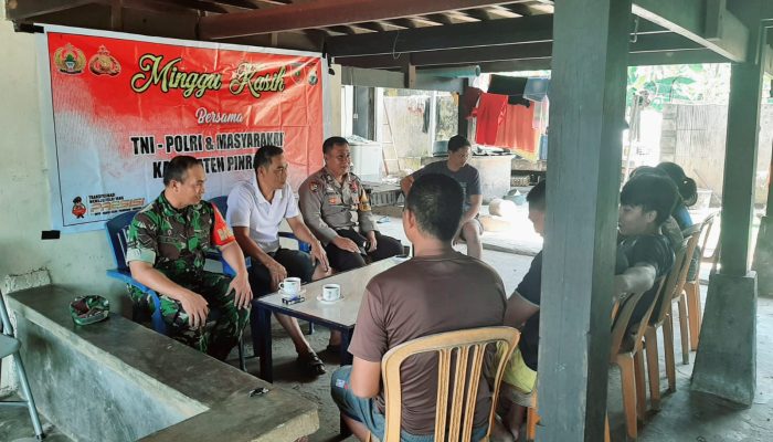 Minggu Kasih, Bhabinkamtibmas Polsek Watang Sawitto Sampaikan Ini Ke Masyarakat