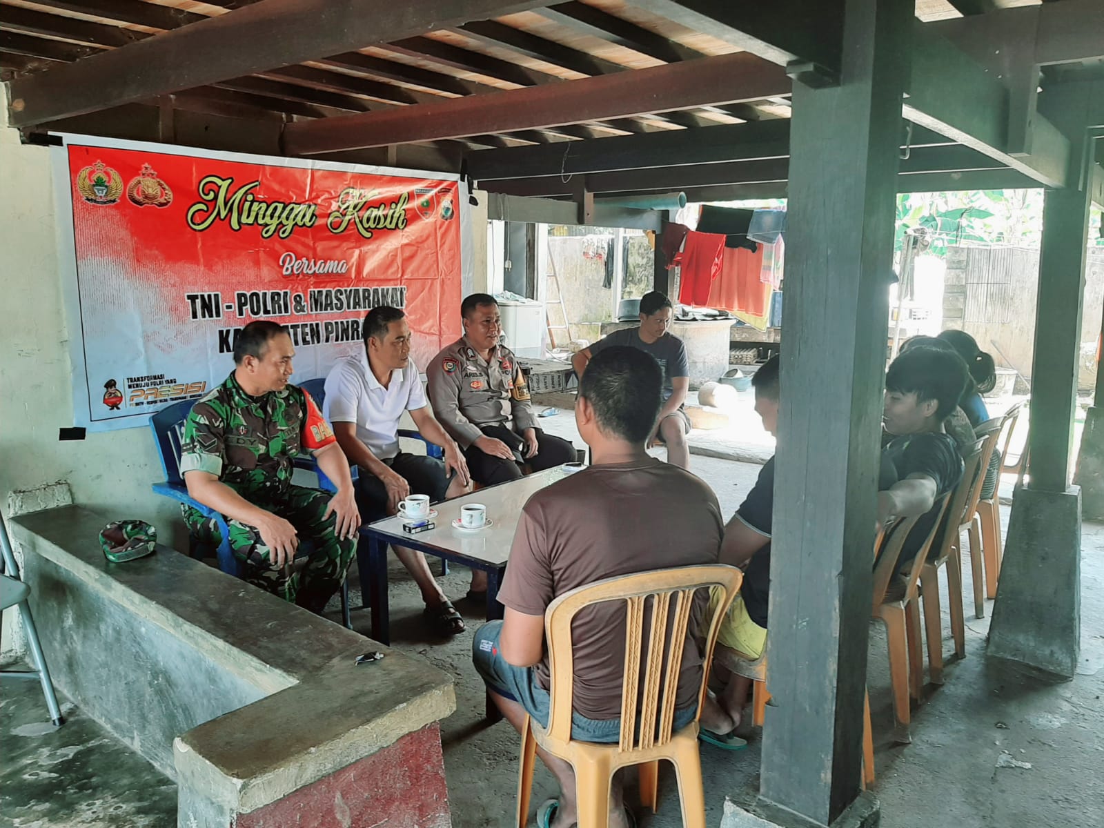 Minggu Kasih, Bhabinkamtibmas Polsek Watang Sawitto Sampaikan Ini Ke Masyarakat