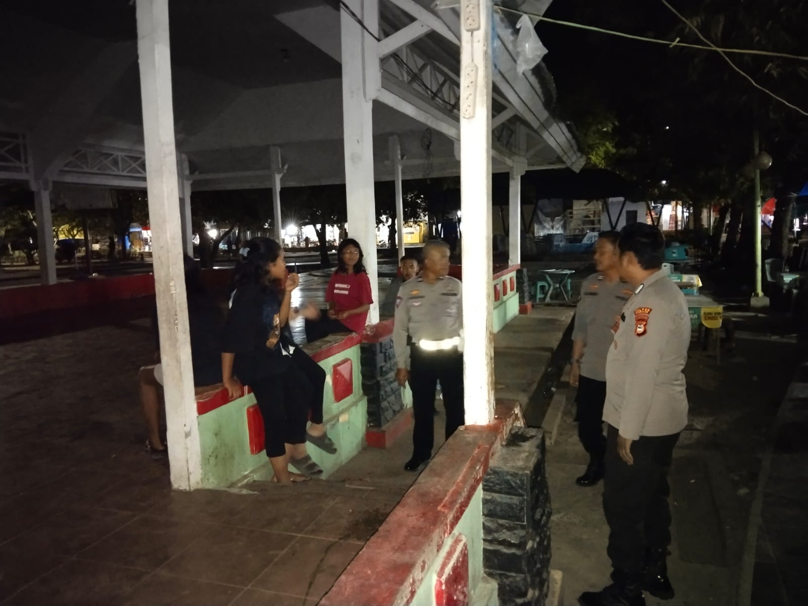 Kapolsek Watang Sawitto Turunkan Personil Lakukan Patroli Di titik Rawan Gangguan Kamtibmas