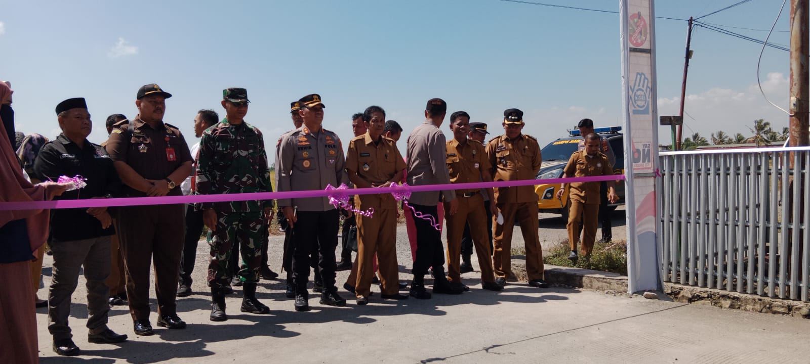 Letkol Inf Andika AP, Dandim 1420/Sidrap, Saksikan Langsung Deklarasi Kampung Bebas Narkoba di Desa Teteaji