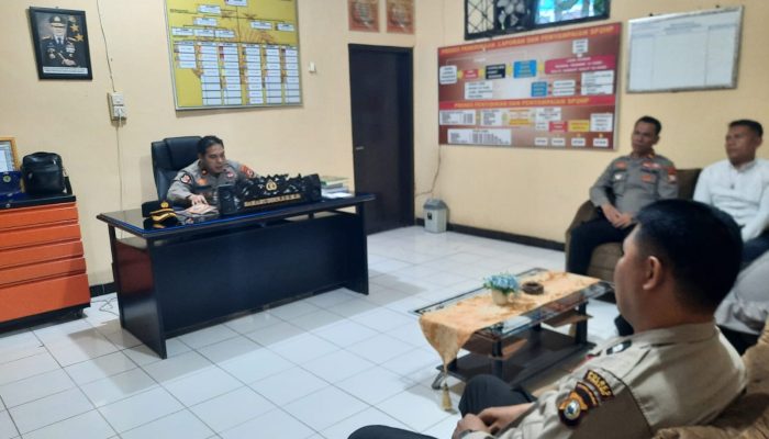 Kapolsek Watang Sawitto Pimpin Anev Kinerja Personil,  Ini Penekanannya
