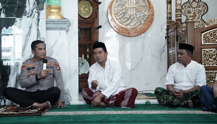 Kapolres Pare Pare Bersilaturahmi Dengan Jamaah Masjid Al-Ikhlas, Ini Tujuannya
