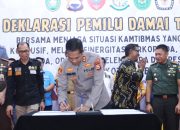 Kapolres Pare Pare Iniasi Deklarasi Pemilu Damai, Arman Muis : Wujudkan Pemilu Damai 2024