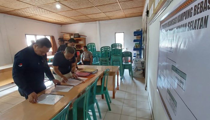 Satresnarkoba Polres Toraja Utara Terima Tim Verifikasi Lanjutan Perlombaan Kampung Tangguh Bebas Narkoba