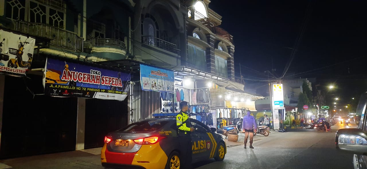 Patroli Regu A Polsek Watang Sawitto Sasar Rawan Gangguan Kamtibmas