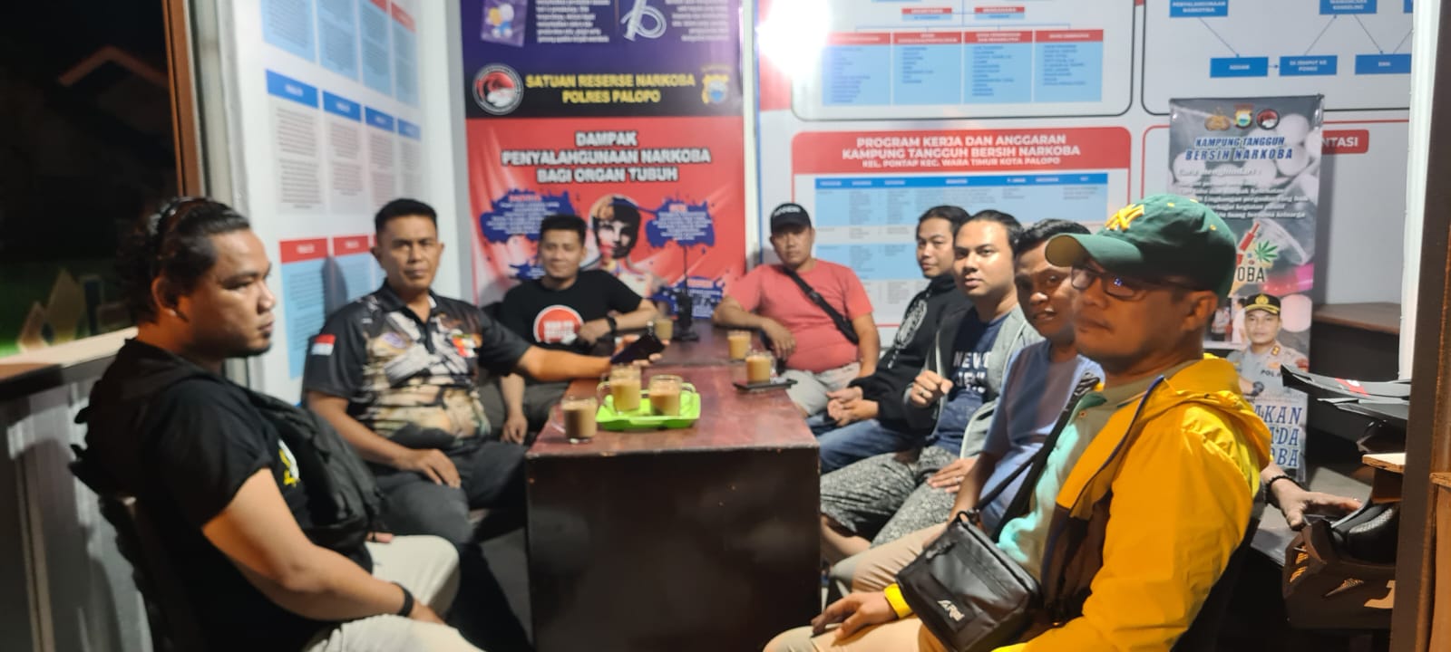 Kasat Narkoba Polres Palopo Pimpin Pemantauan Dan Patroli Kampung Tangguh Bebas Narkoba
