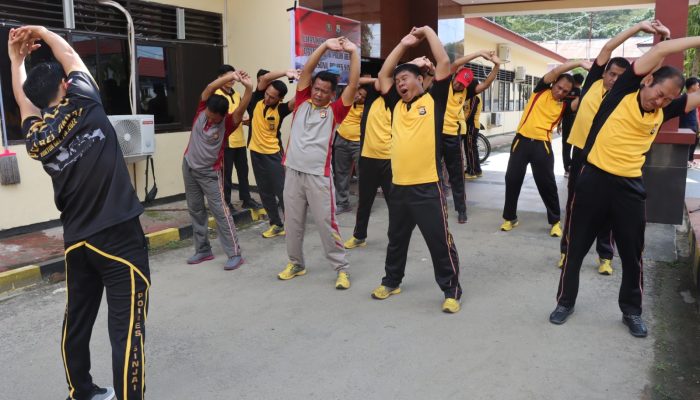 Hari Ke-2, Polres Sinjai Gelar Tes Kesamaptaan Jasmani dan Ujian Beladiri Polri Periode II TA. 2023