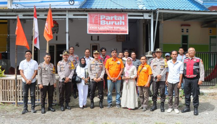 Safari Silaturahmi Jelang Pilkada 2024, Kapolres Soppeng Sambangi Sekretariat PKB dan Partai Buruh